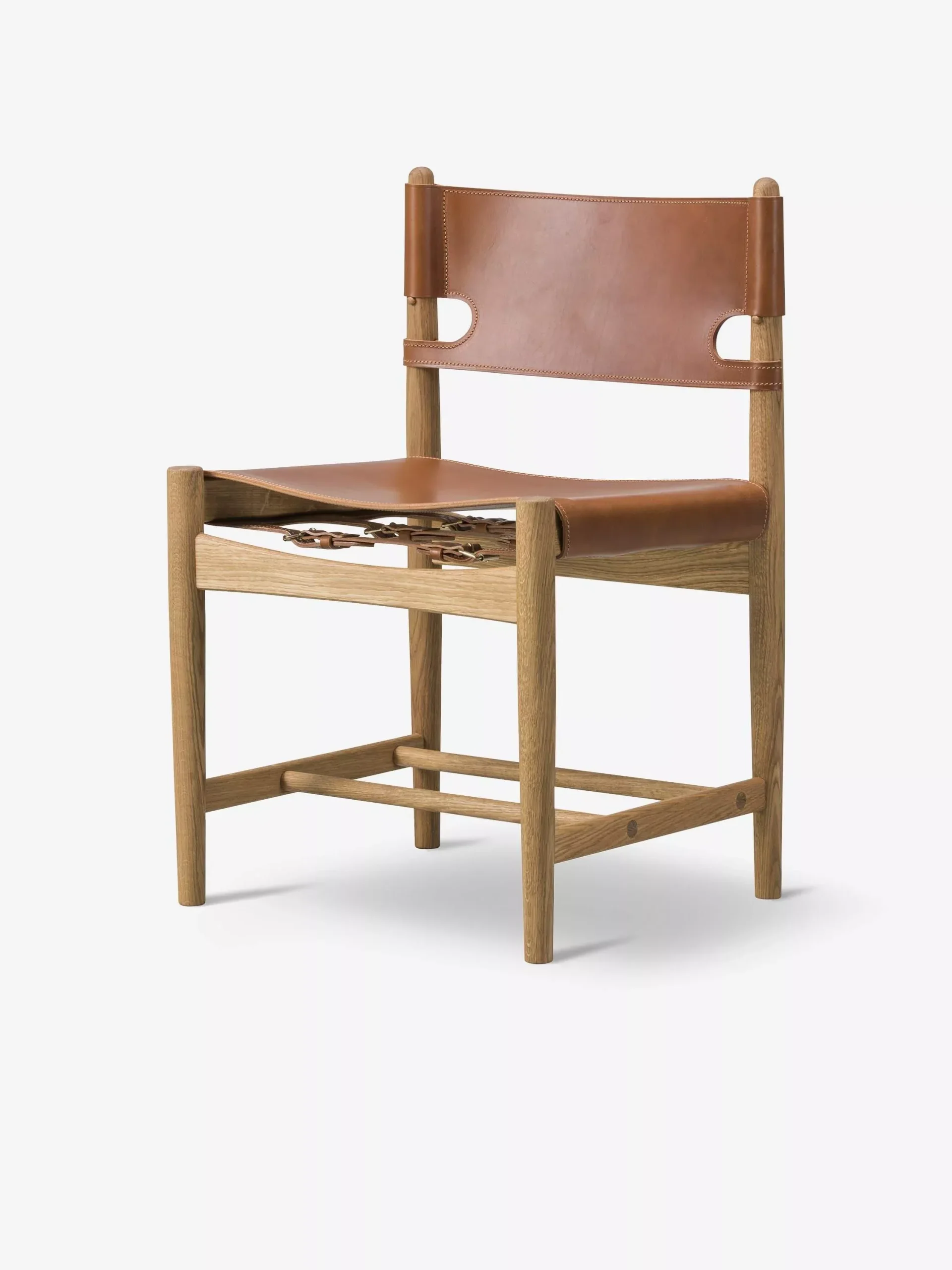 Borge Mogensen Spanish Dining Chair in Soaped Oak
