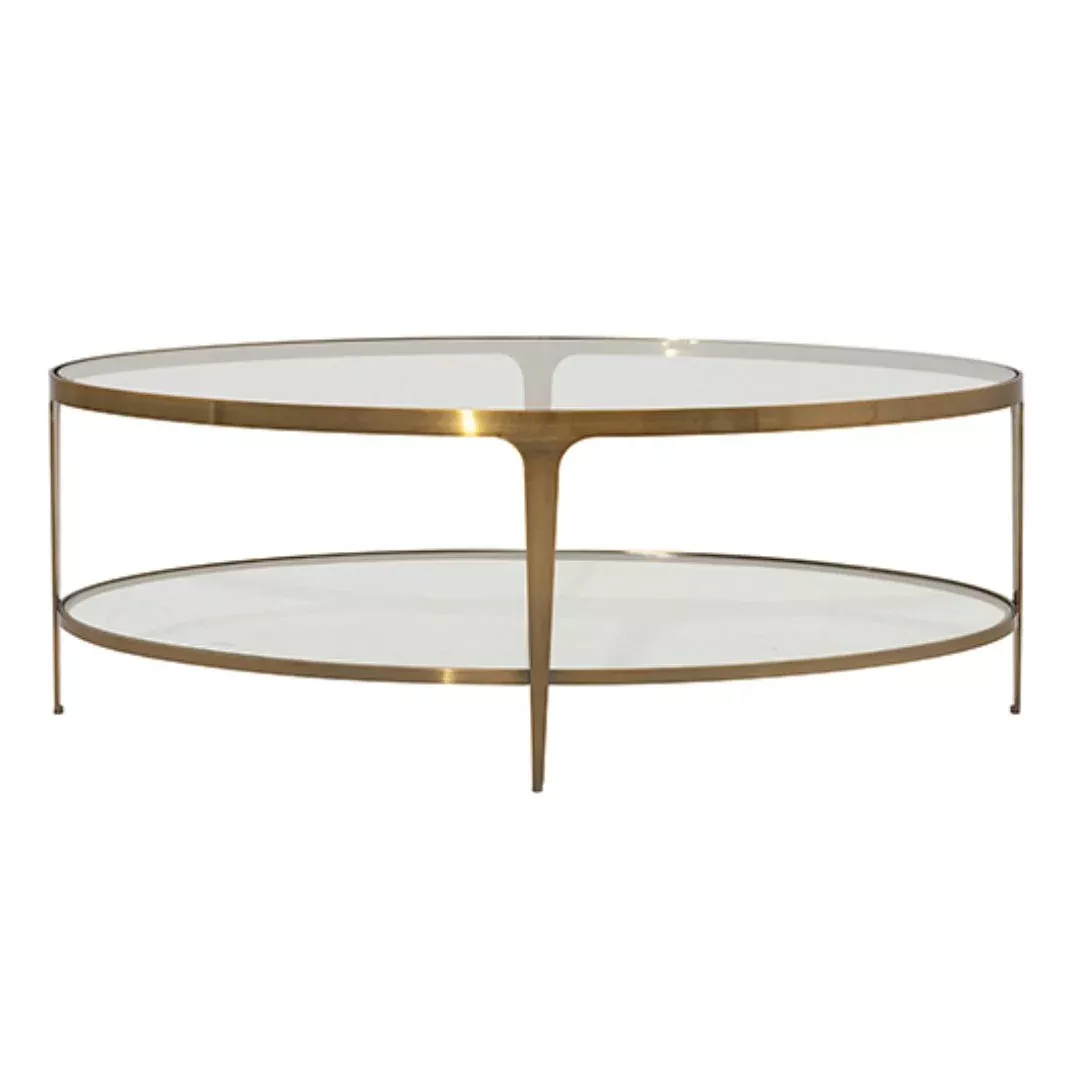 Brando Antique Brass Coffee Table