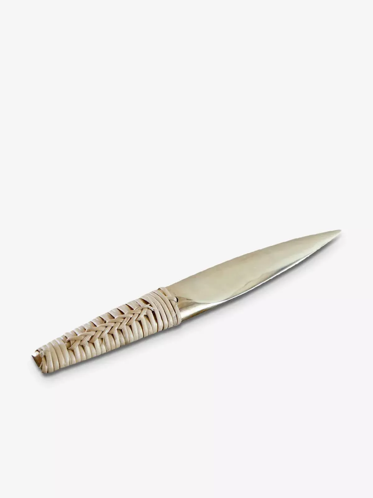 Brass and Cane Letter Opener