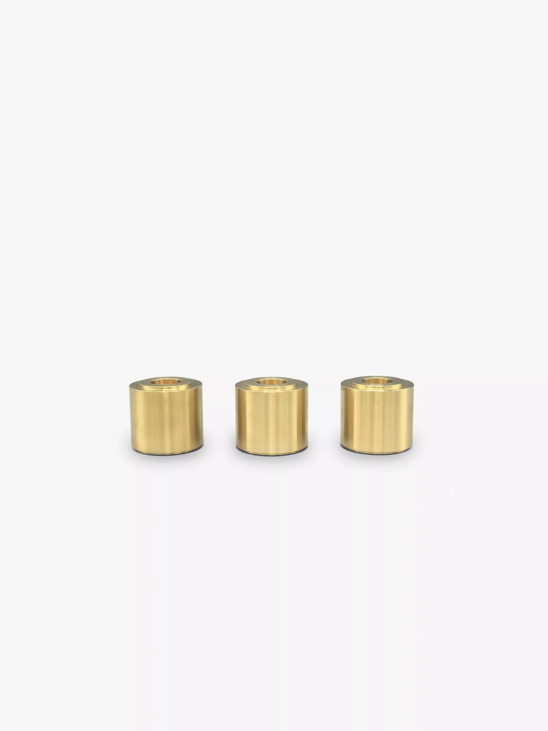 Brass Smooth Lux Tea Light Set of 3