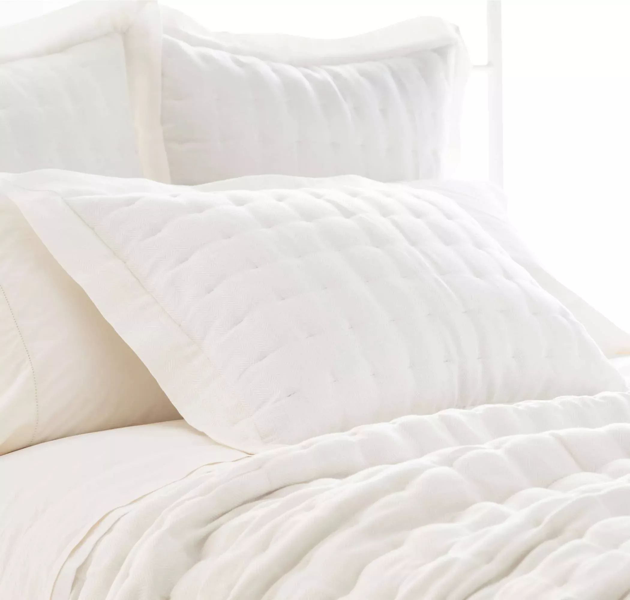 Brussels Ivory Quilted Sham