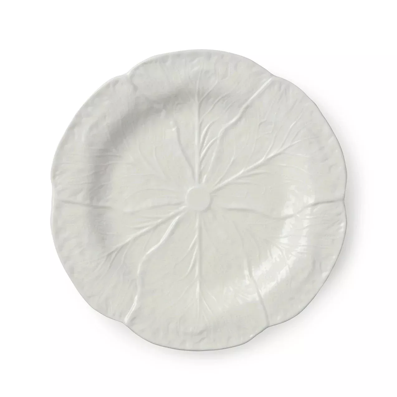Cabbage Salad Plate - White -Set of 2
