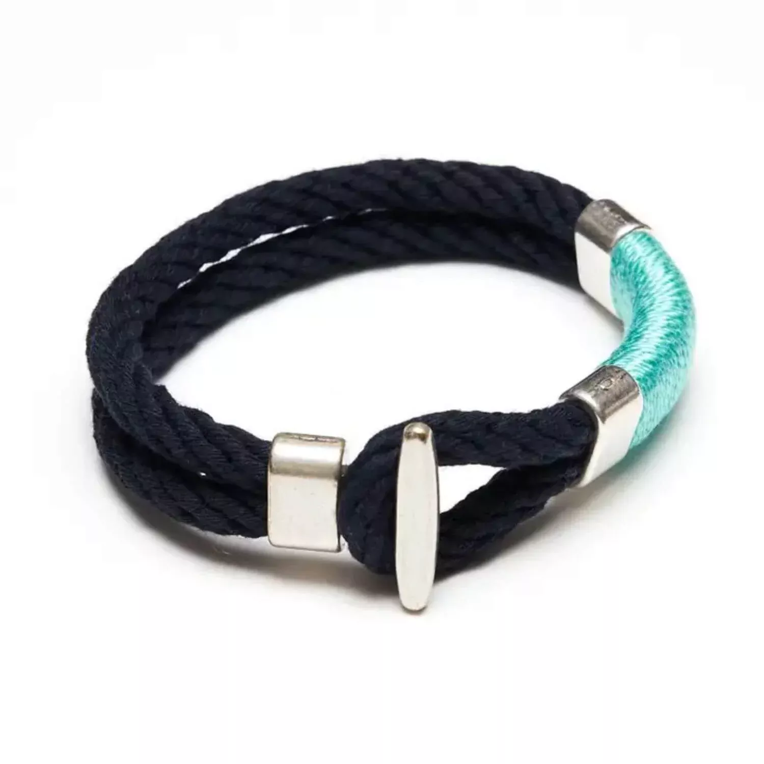 Cambridge Rope Silver Bracelet