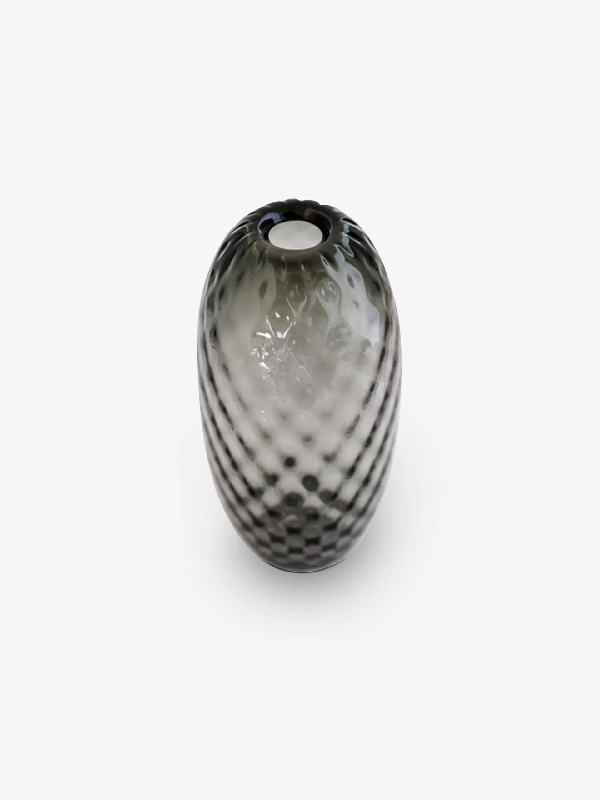Candy Couture Small Tall Vase in Silver
