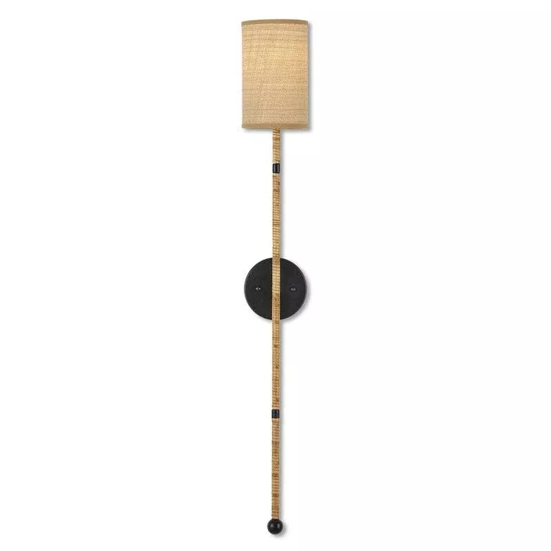 Capriole Rattan Wall Sconce