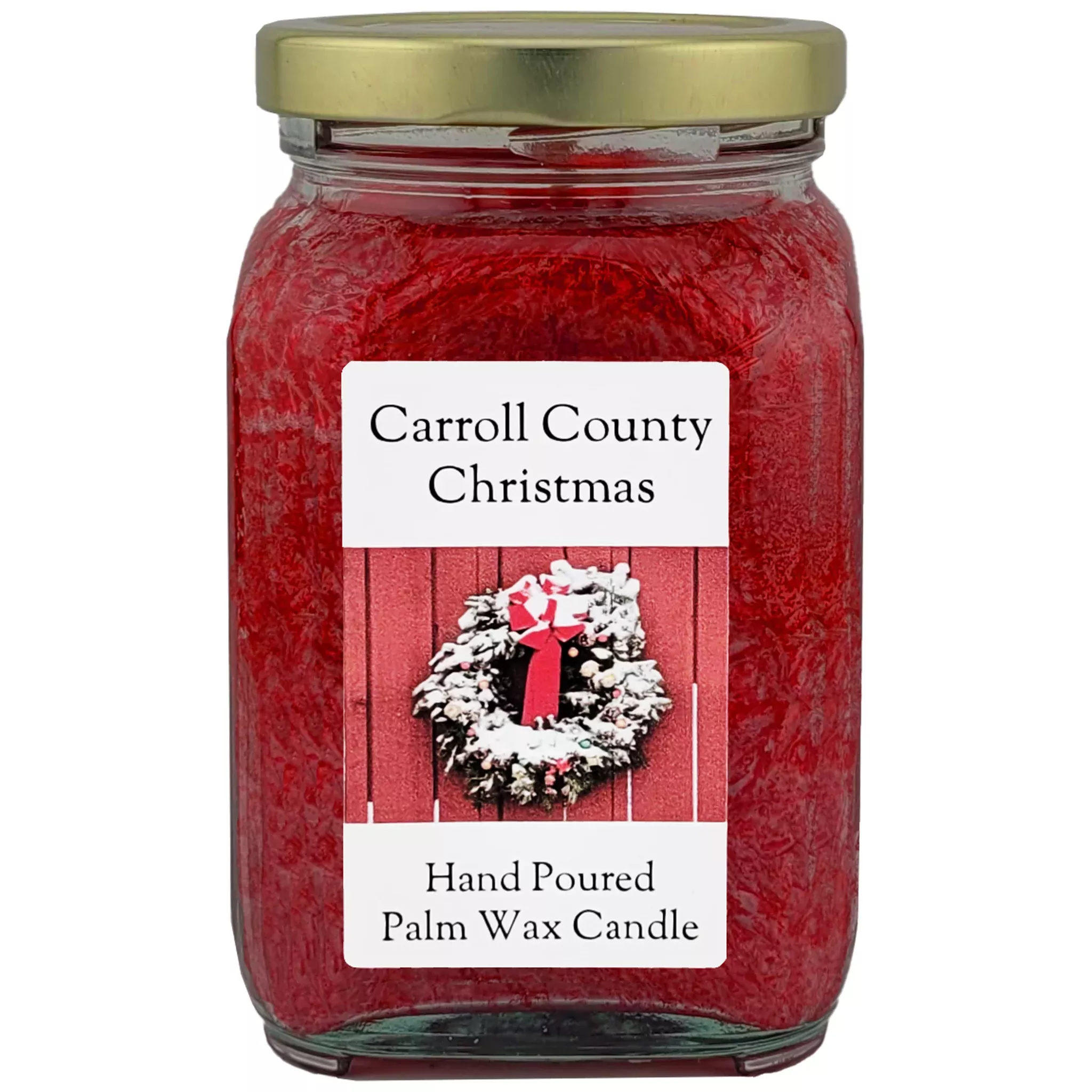 Carroll County Christmas Palm Wax Candle