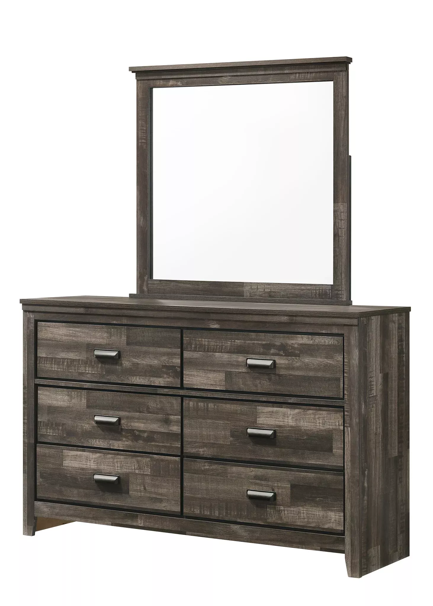 Carter 6 Drawer Dresser In Brown