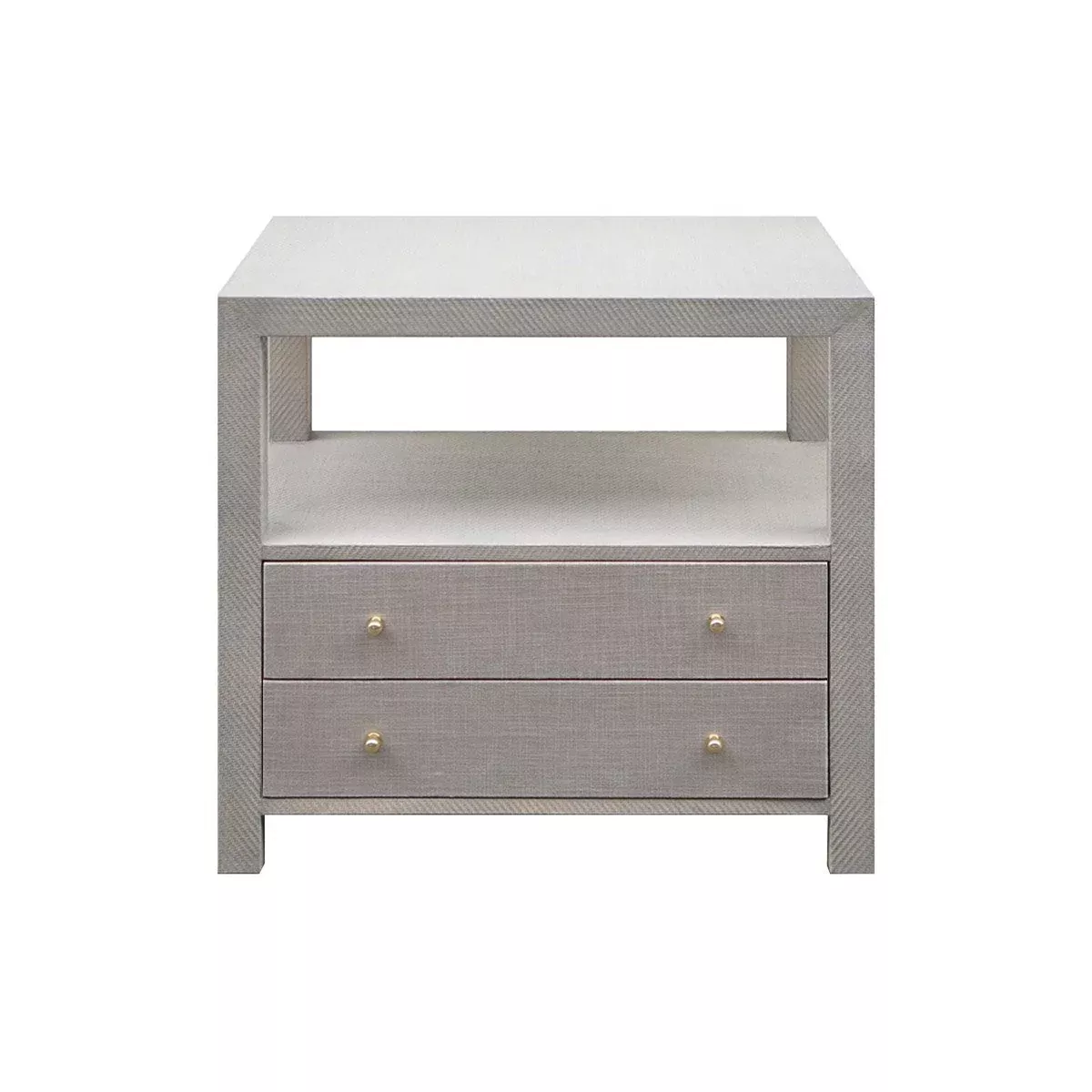 Casey Grasscloth Side Table