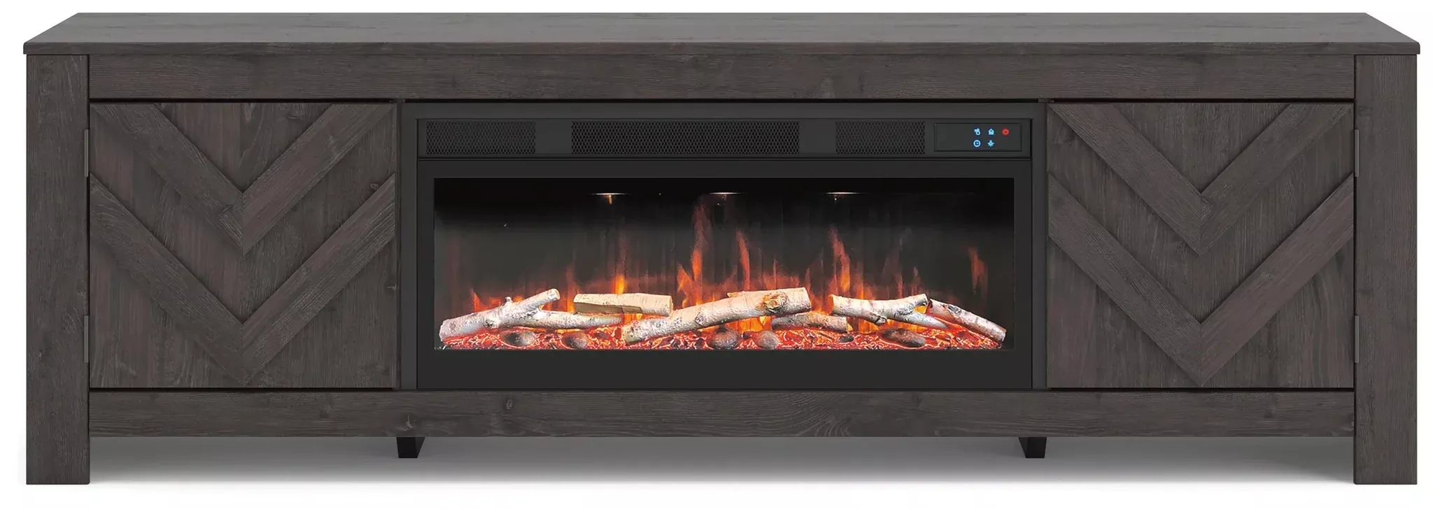 Cayboni 71" TV Stand with Electric Fireplace