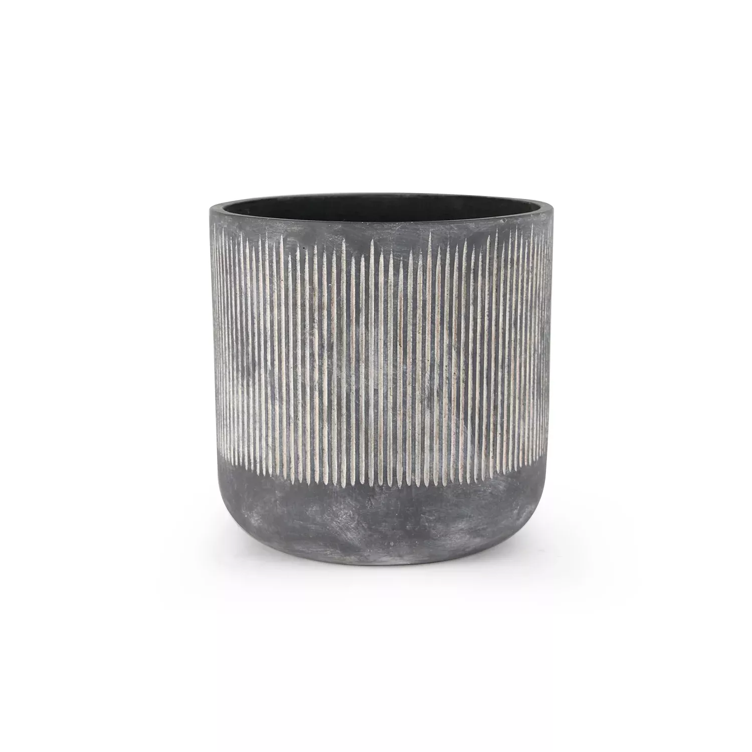 Ceramic Bamboo Ridged Planter