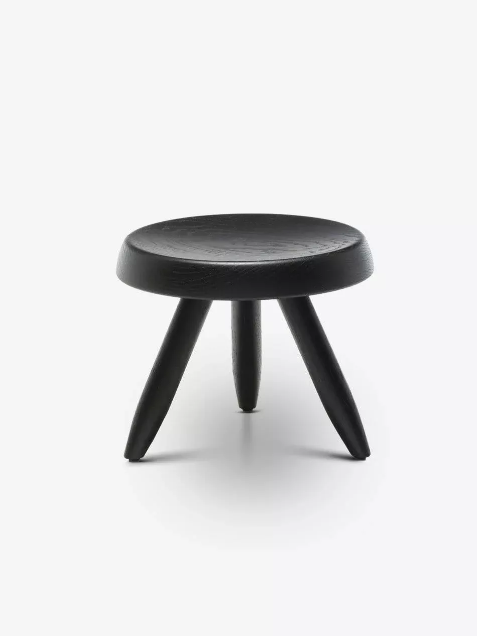 Charlotte Perriand Tabouret Berger Stool in Black