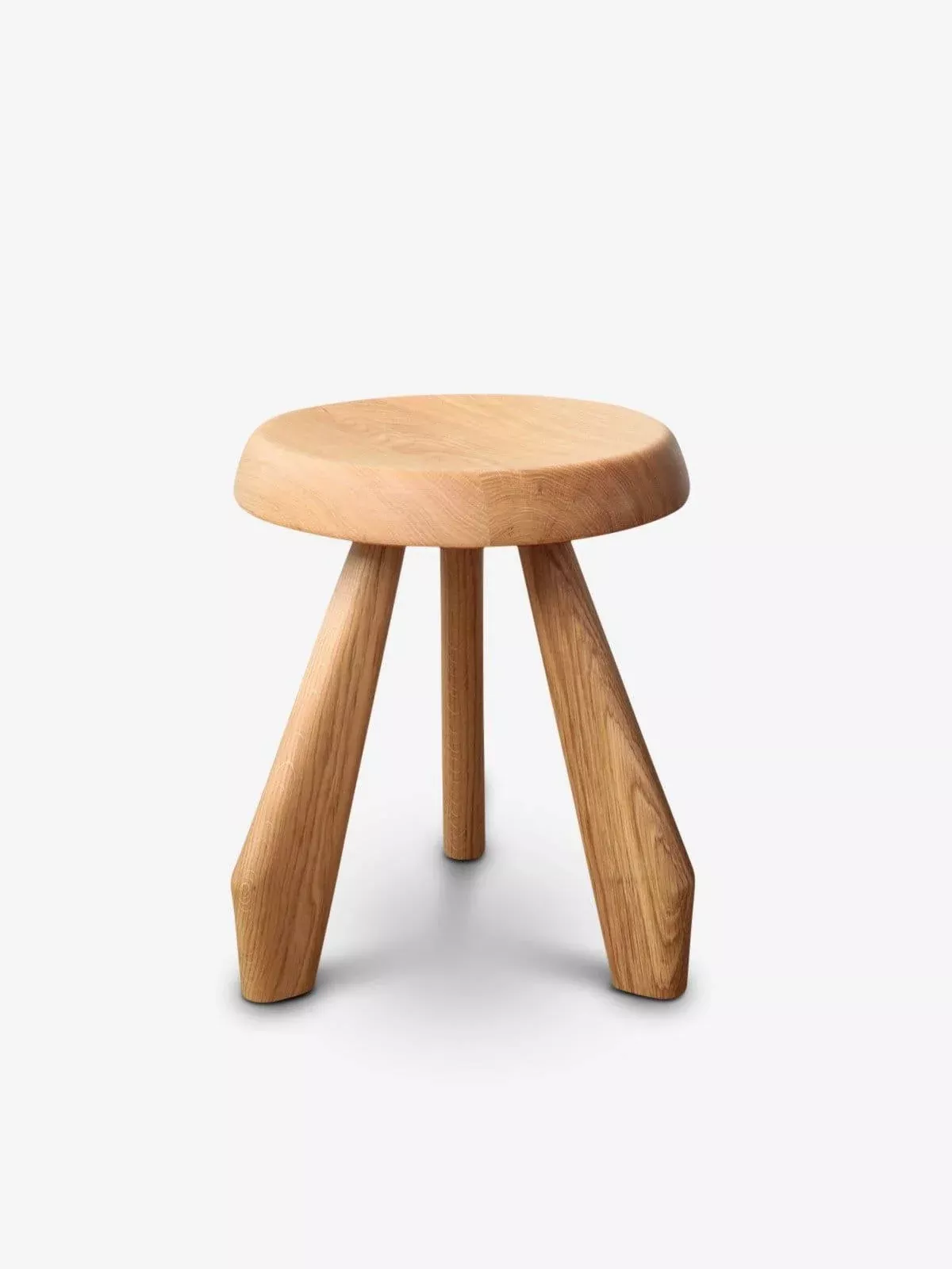 Charlotte Perriand Tabouret Meribel Stool in Oak