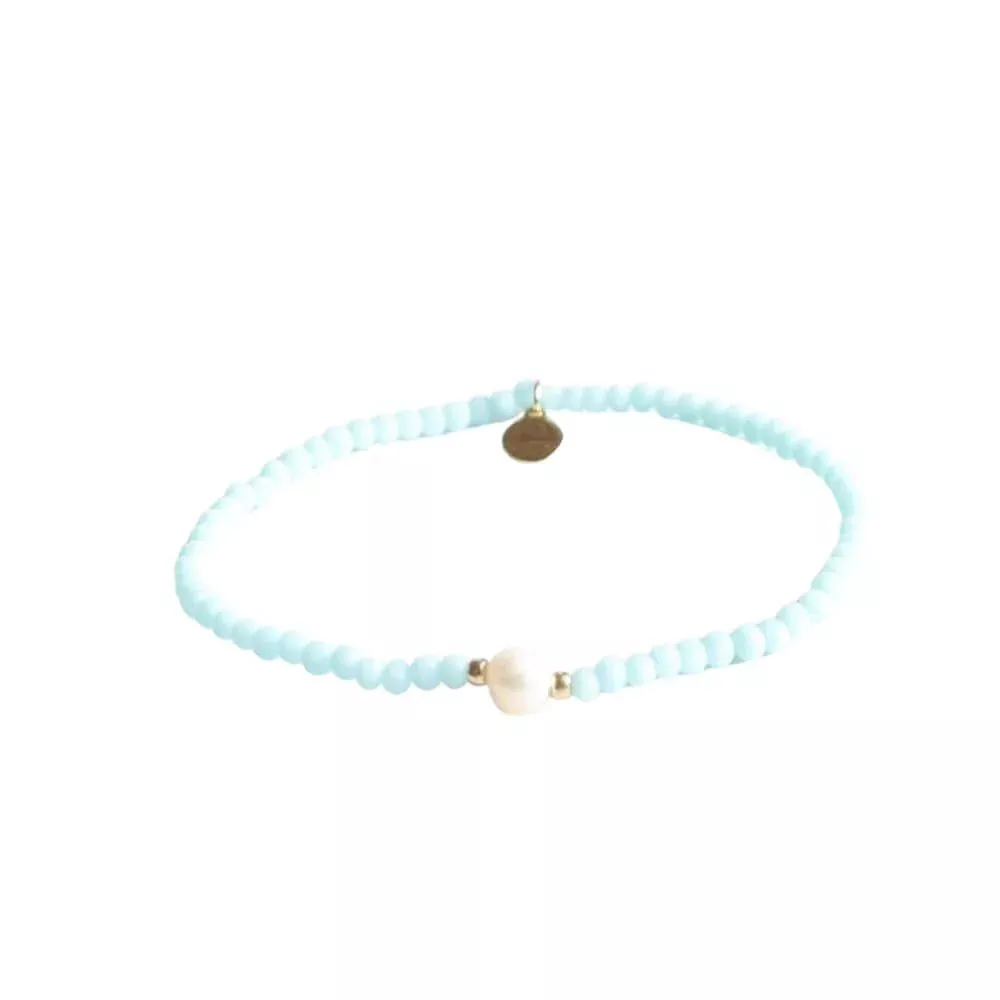 Chill and Shimmer Vibes Pearl Bracelet