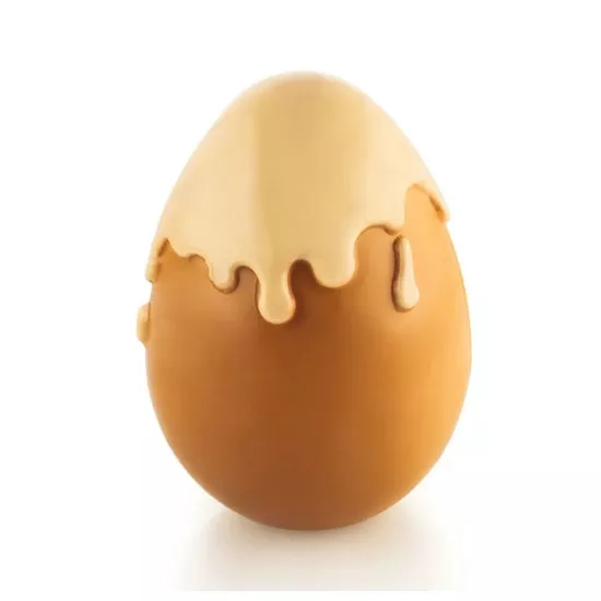 Chocolate mold Egg with drops DRIPPY 1000 ml Silikomart
