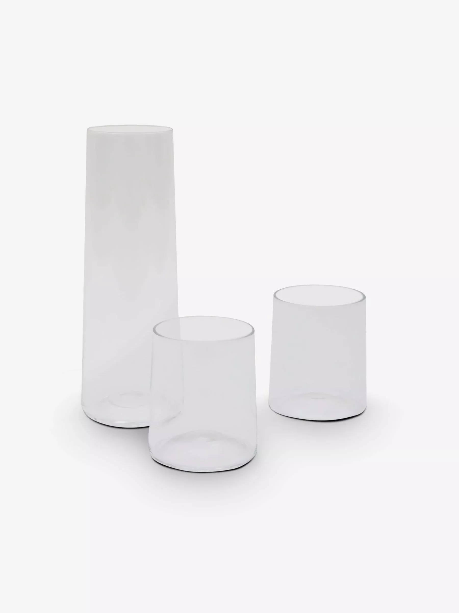 Cin Cin Clear Glass Water Carafe