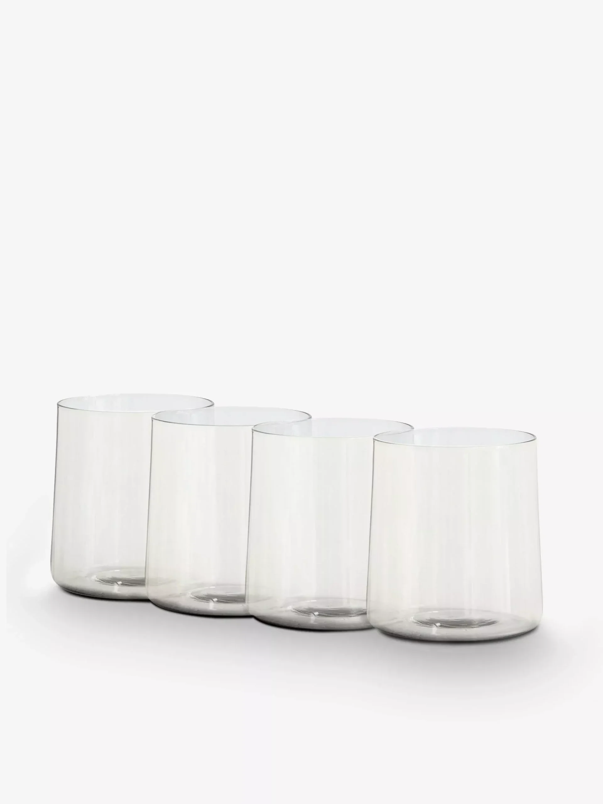 Cin Cin Whiskey Colored Glasses Set of Four
