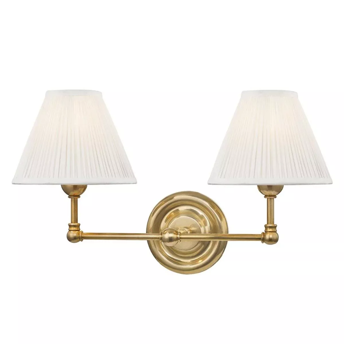 Classic Silk Double Sconce