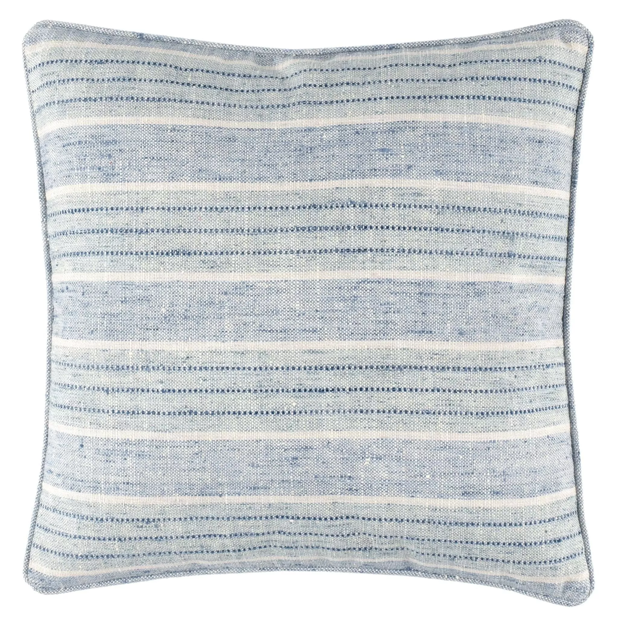 Cliff Stripe Blue Decorative Indoor/Outdoor Pillow