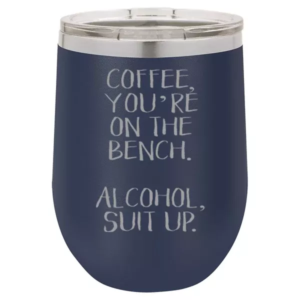 "Coffee Bench" 12 oz Wine Mug