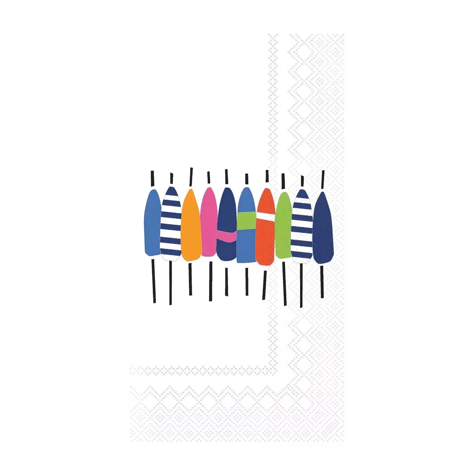 Colorful Buoys Paper Guest Towels (Pack of 16)