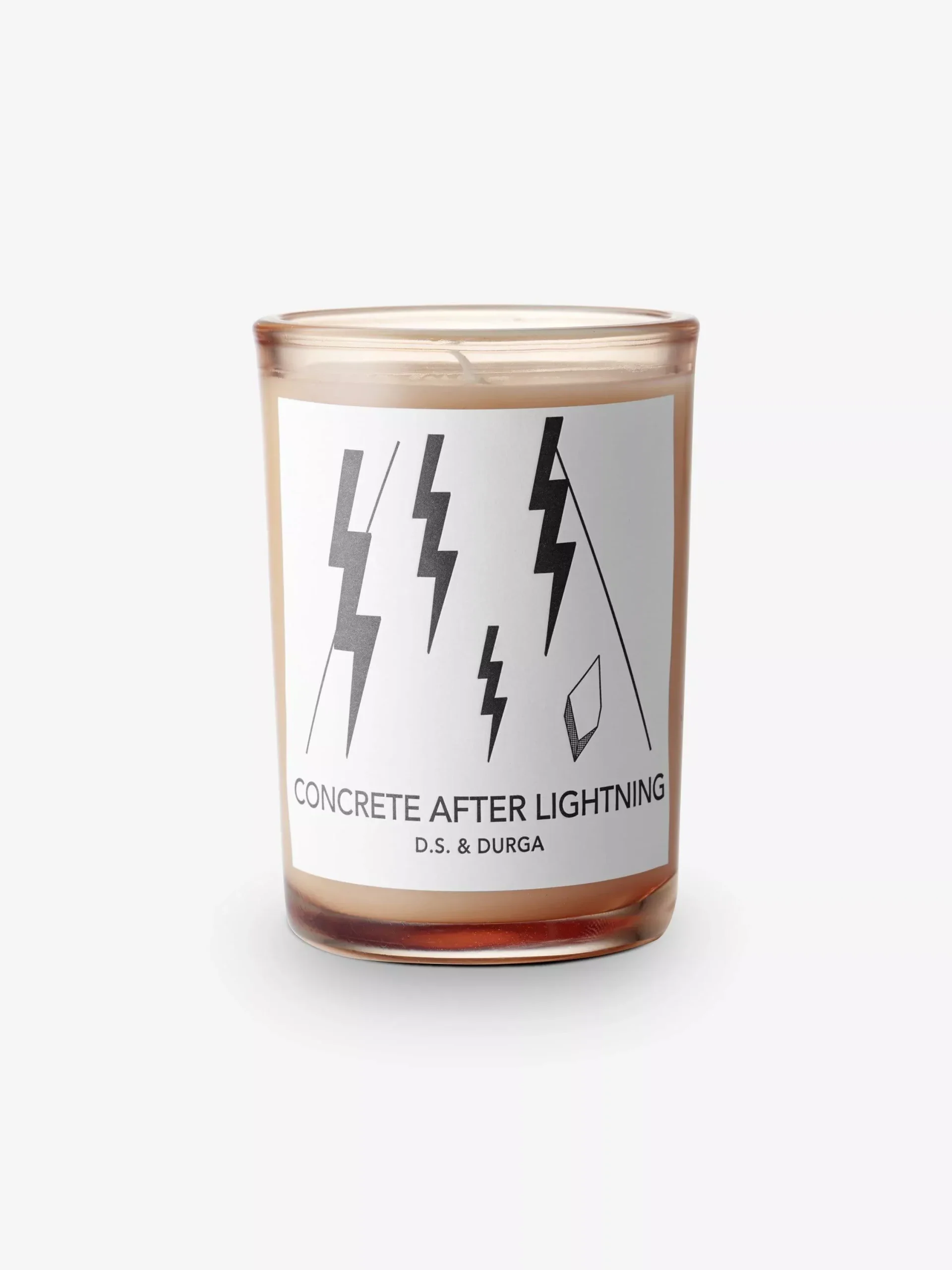 Concrete After Lightning Candle