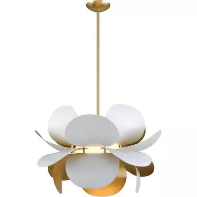 Corbett Lighting - Ginger 1-Light Pendant - 314-43-GL/SWH