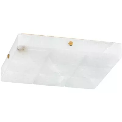Corbett Lighting - Gypsum Flush Mount - Vintage Brass - 469-15-VB