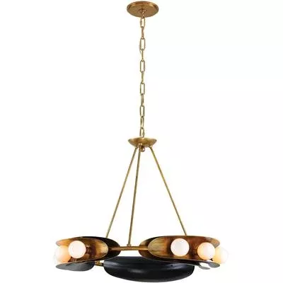 Corbett Lighting - Hopper 9-Light Chandelier - 271-09-VB/BBR