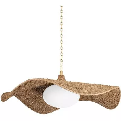 Corbett Lighting - Levene 1-Light Chandelier - 347-59-VGL