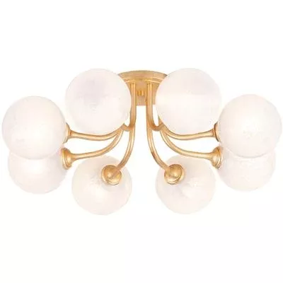 Corbett Lighting - Onyx 8-Light Semi-Flush Mount - 332-08-VGL