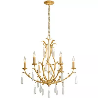 Corbett Lighting - Prosecco 6-Light Chandelier - 293-06-GL