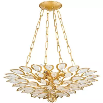 Corbett Lighting - Vittoria Chandelier - Gold Leaf - 363-24-GL
