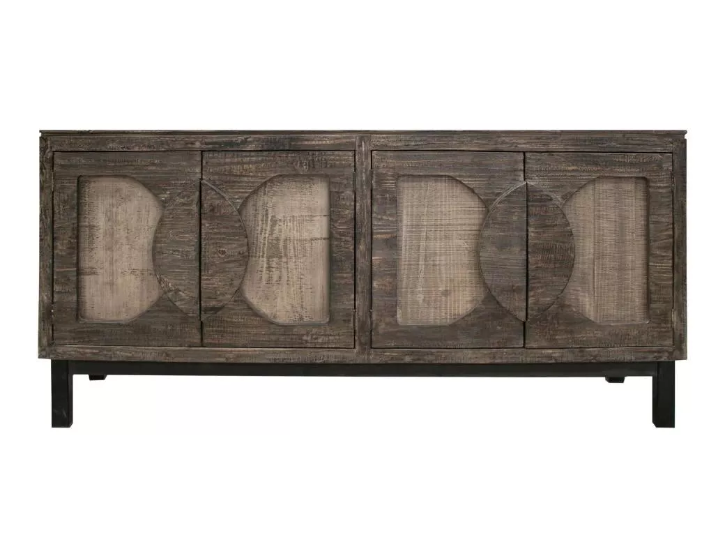 Cosalá 4 Doors, Console w/ Brown finish