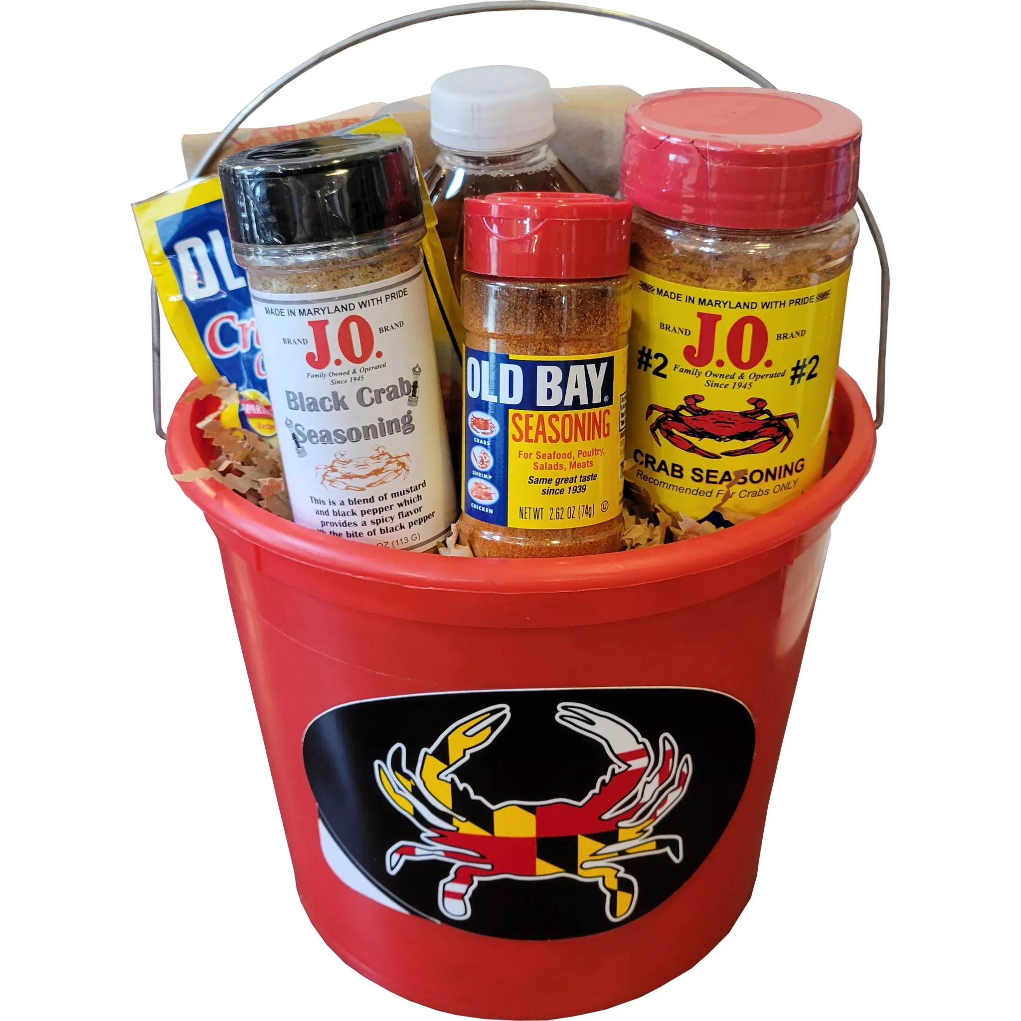 Crab Eater's Red Pail Gift Bucket