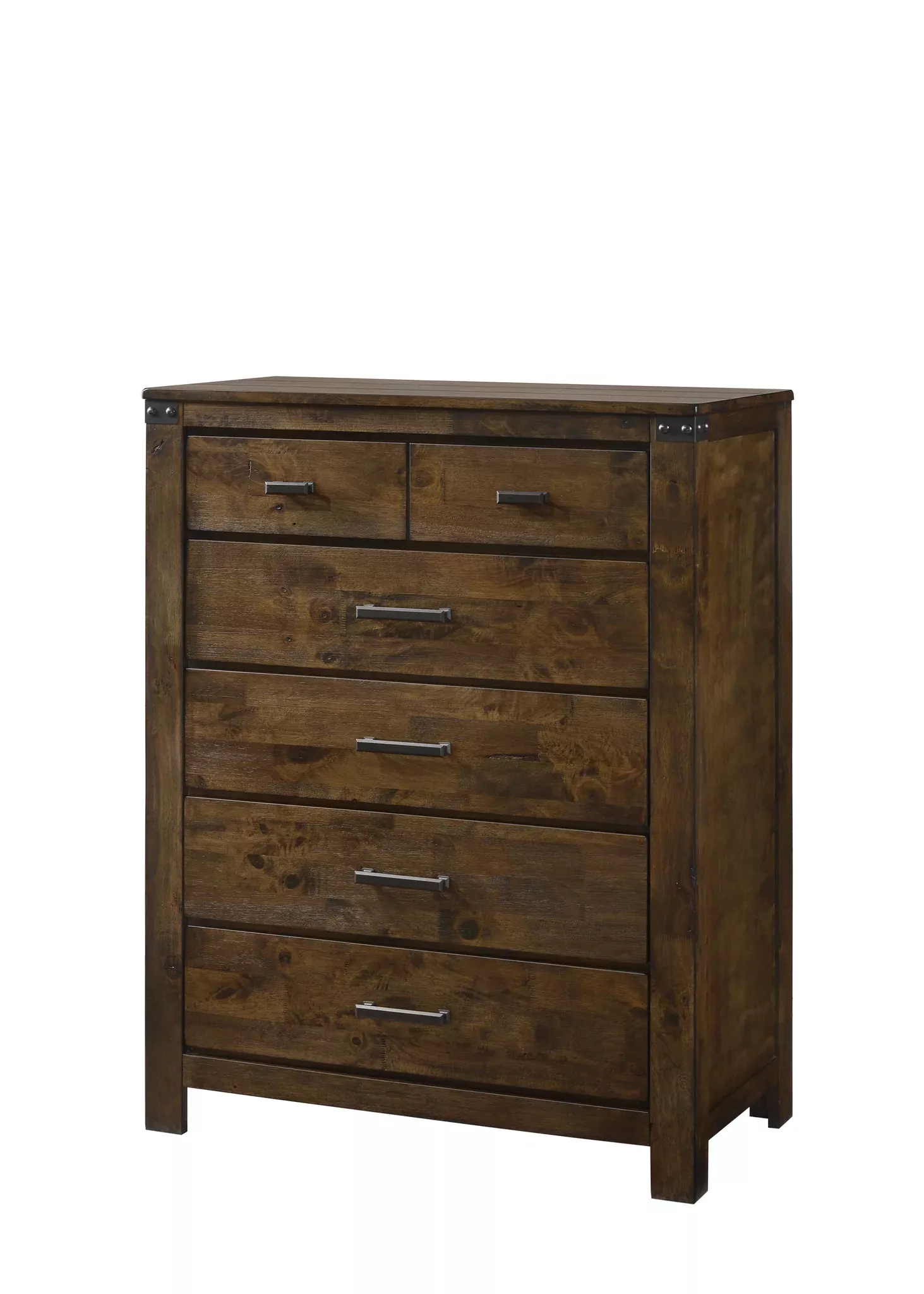 Crown Mark Furniture Curtis Chest In Rustic