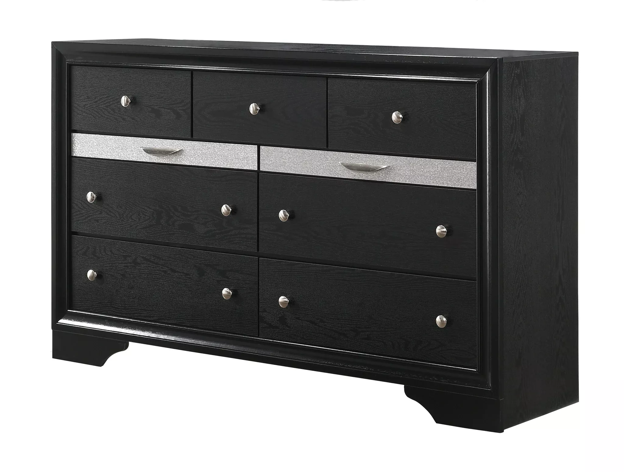 Crown Mark Regata Dresser In Black