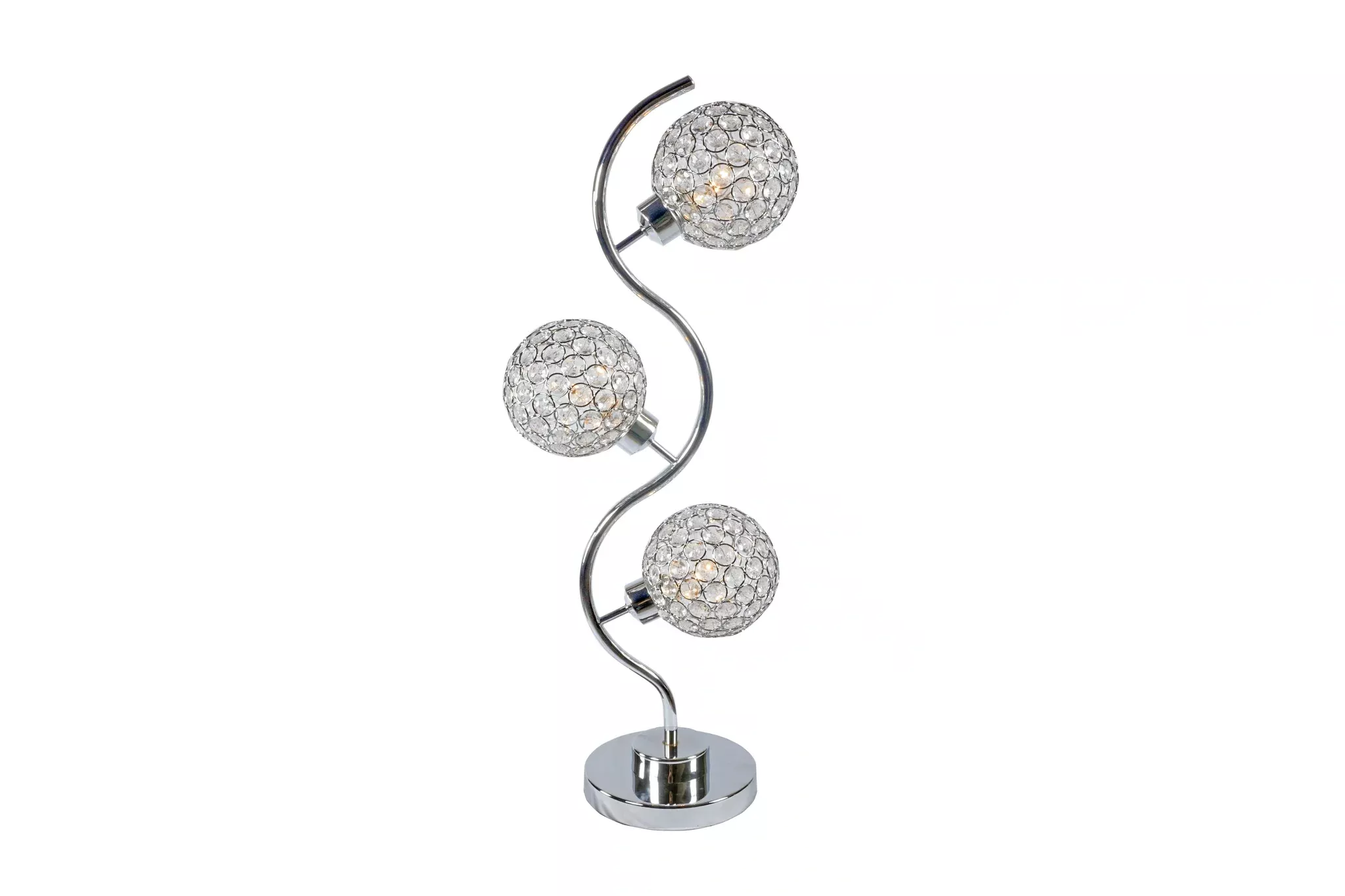 Crystal Globe Table Lamp