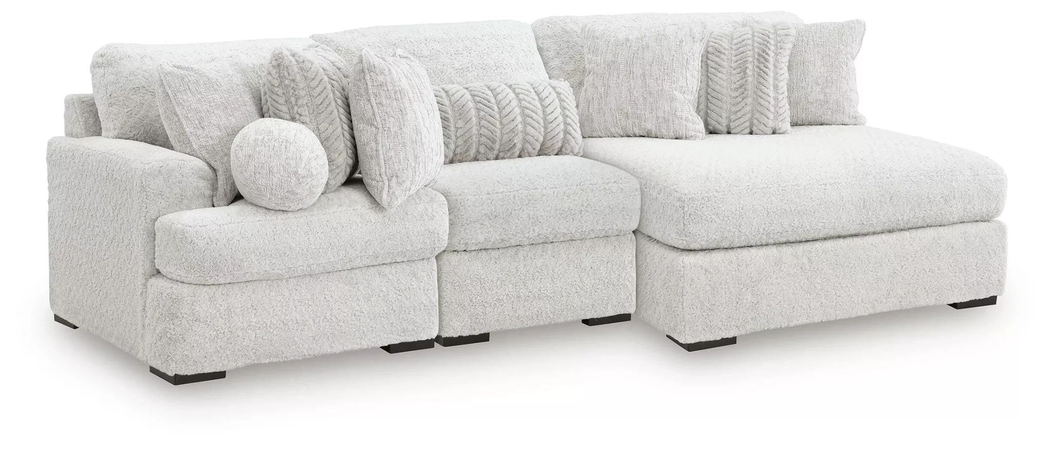 Cuddle Plush Sectional with Chaise
