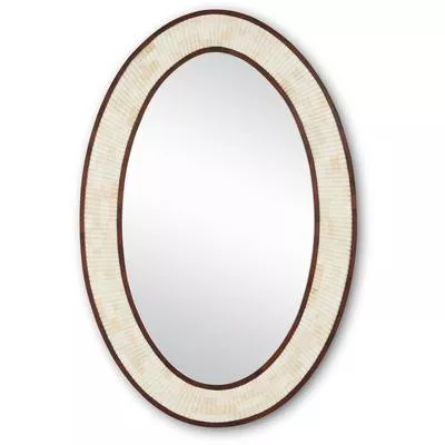 Currey & Co. - Andar Oval Mirror - 1000-0125