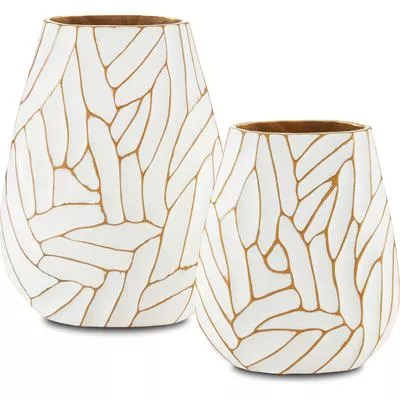 Currey & Co. - Anika Vase Set of 2 - 1200-0496