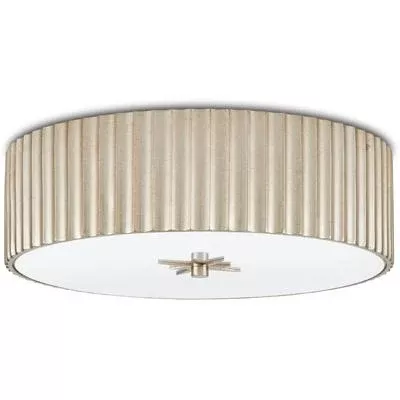 Currey & Co. - Caravel Silver Flush Mount - 9999-0066