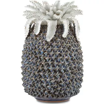 Currey & Co. - Waikiki Medium Blue Pineapple - 1200-0480