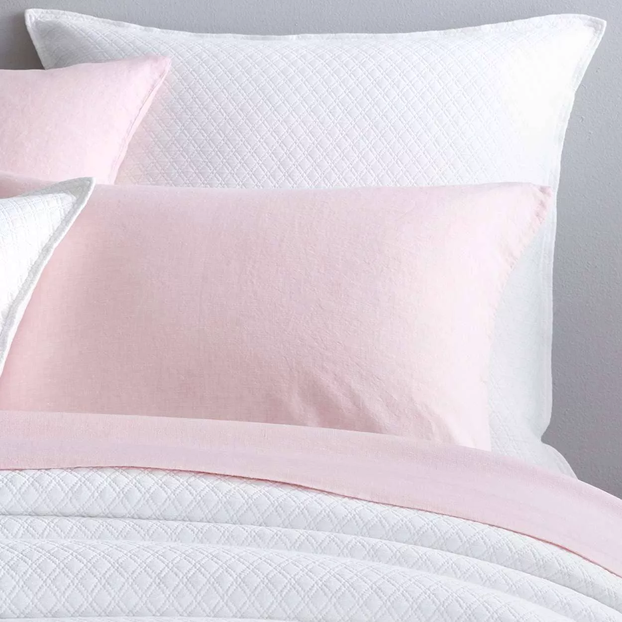 Diamond White Matelasse Sham