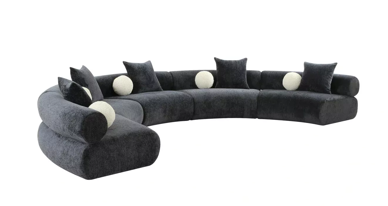 Divani Casa Simpson Contemporary Sectional Sofa