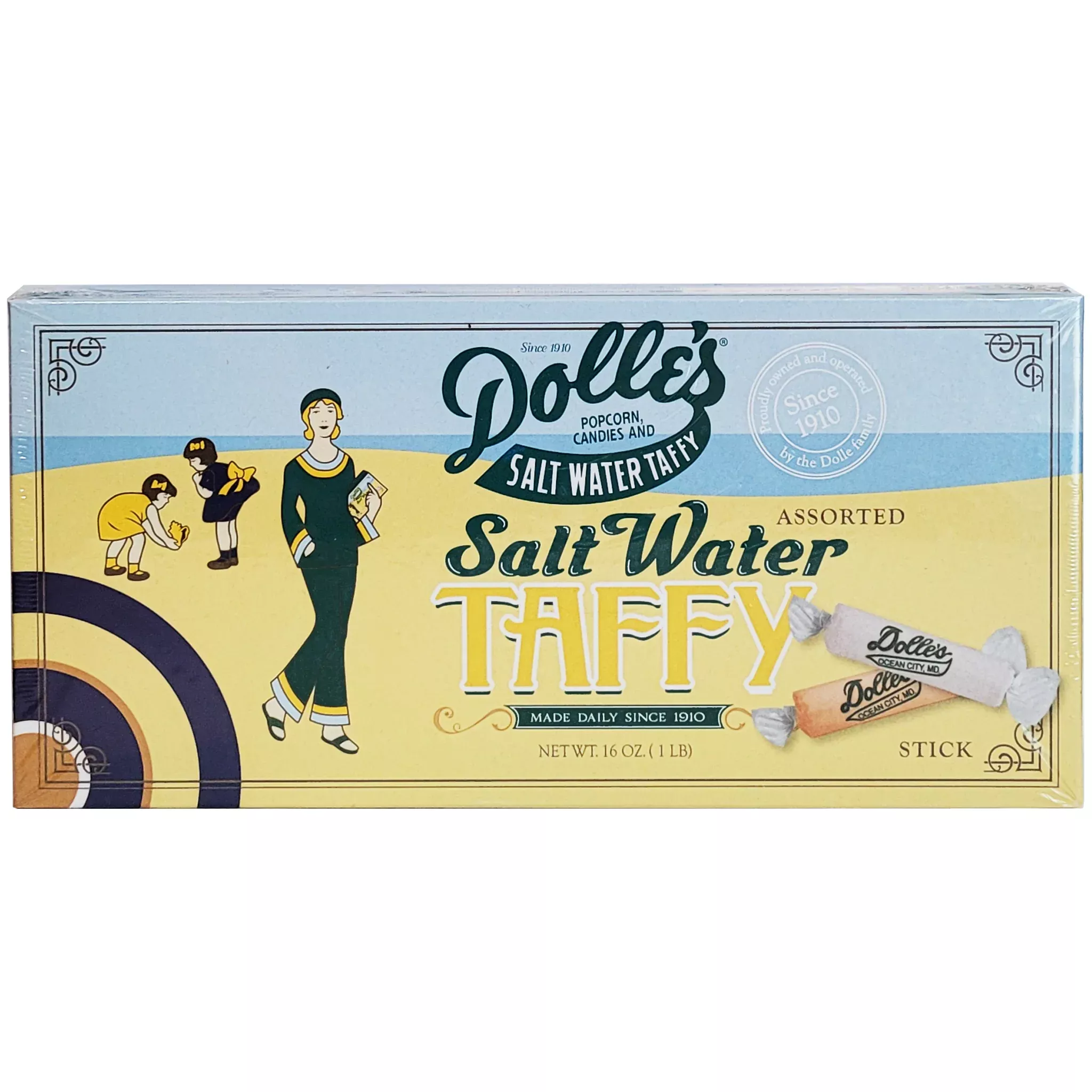 Dolle's Salt Water Taffy Sticks 1 lb. Box