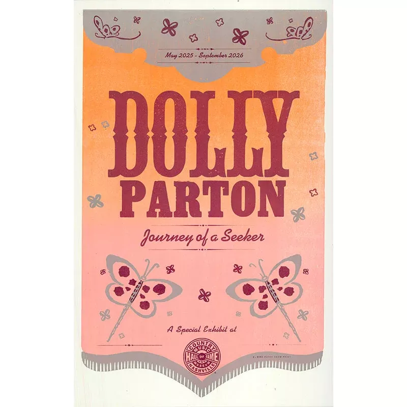 Dolly Parton: Journey of a Seeker Exhibit Poster