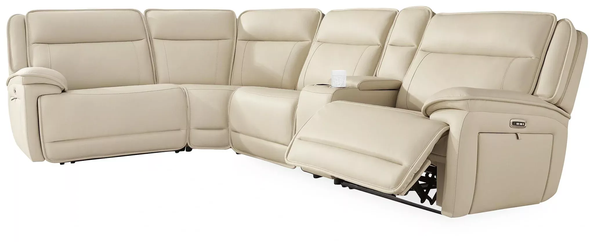 Double Deal Reclining Sectional with Console