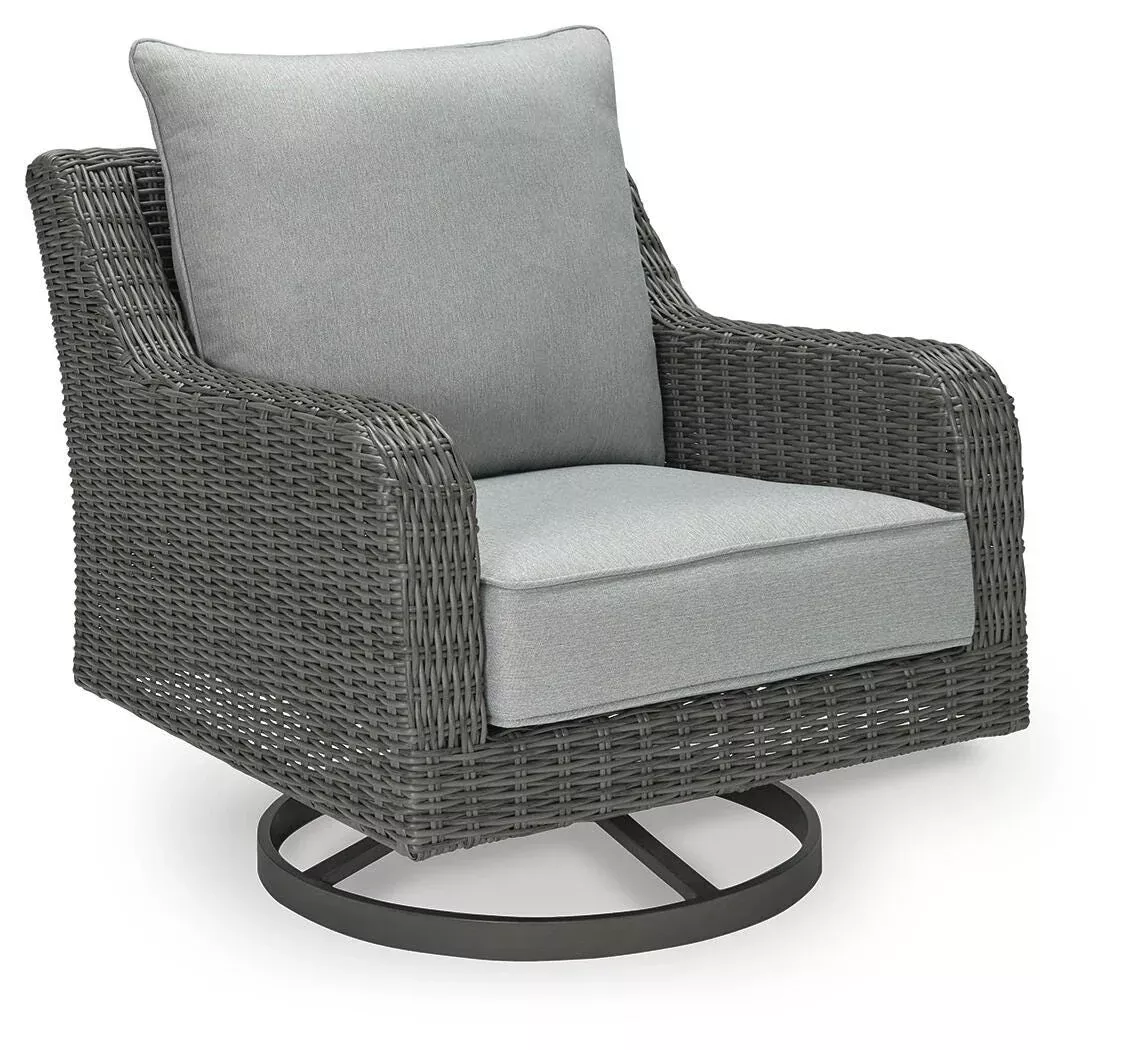 Elite Park Outdoor Swivel Lounge with Cushion