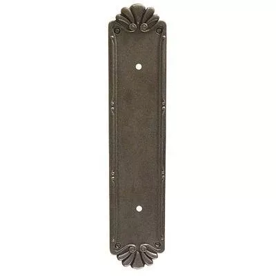 Emtek - Lost Wax Cast Bronze 8" Center-to-Center Petal Pull Plate - 86182