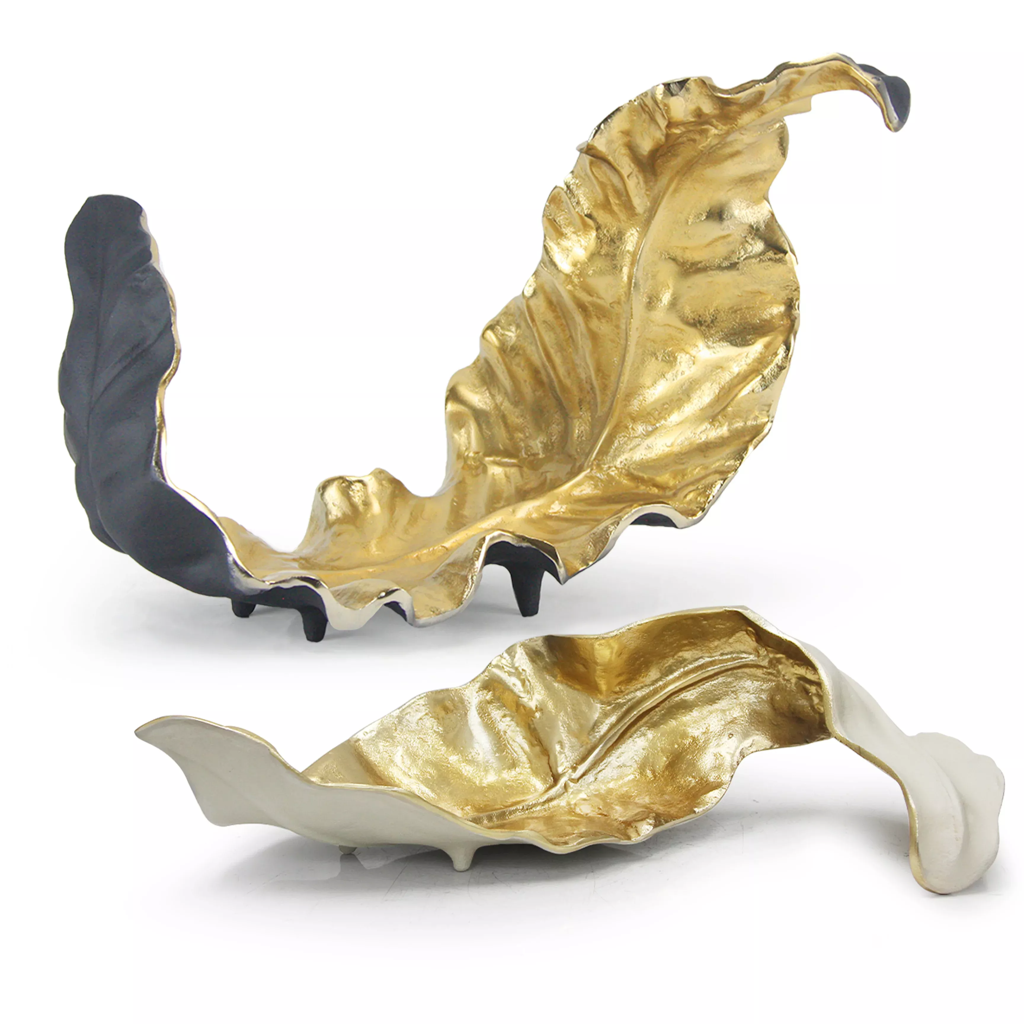 Entwined Leaf Sculpture
